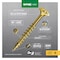 Spax SPAX Multi-Material No. 8 in. X 1-1/2 in. L T-20+ Flat Head Serrated Construction Screws 4191020400404 - alternate 6